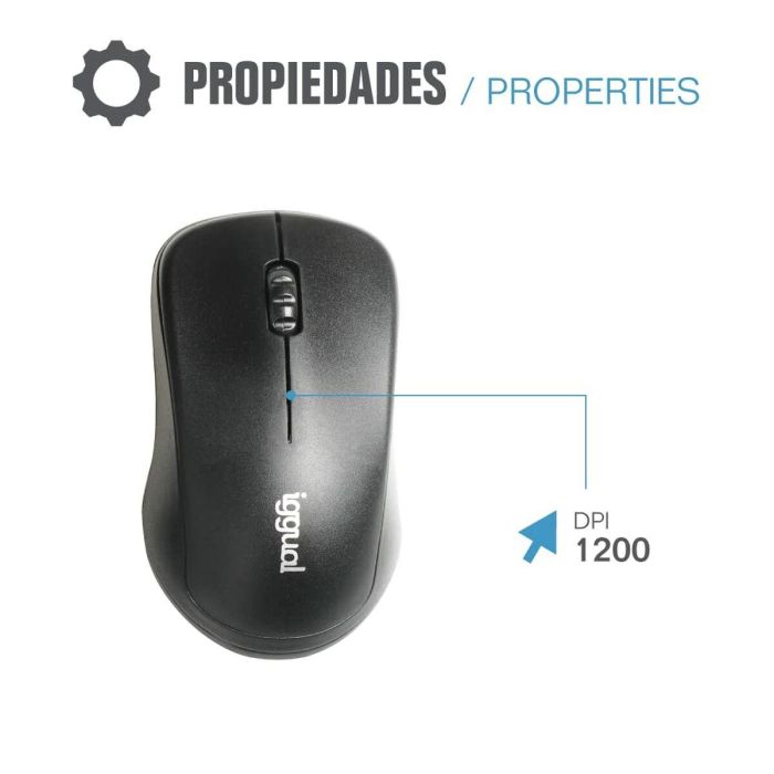 Teclado y Ratón Inalámbrico iggual WMK-Business 1 Teclado y Ratón Inalámbrico iggual WMK-Business 1