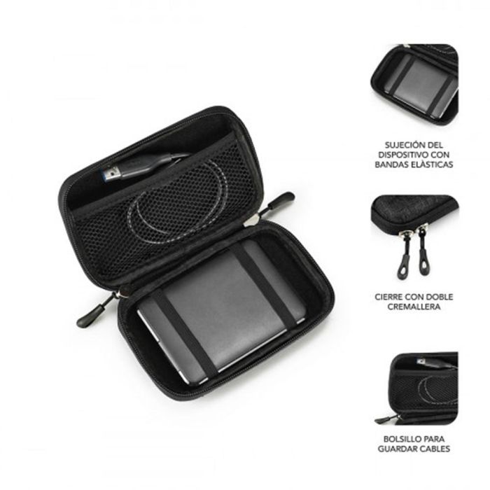 SUBBLIM Organizador HDD Business Case 2,5" Black 1 SUBBLIM Organizador HDD Business Case 2,5" Black 1