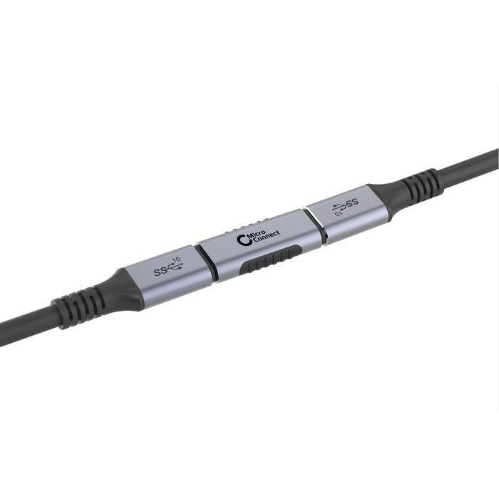MicroConnect Premium USB-C Adapter, 10Gbps, 4K60Hz, 100W,female-female 2 MicroConnect Premium USB-C Adapter, 10Gbps, 4K60Hz, 100W,female-female 2