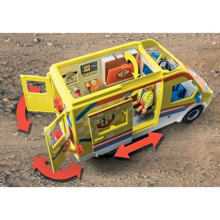 Ambulancia con luz y sonido playmobil city life 2 Ambulancia con luz y sonido playmobil city life 2