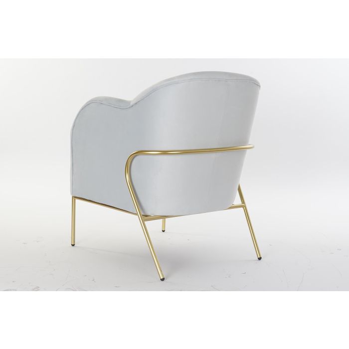 DKD Home Decor Keray blue Butaca de Diseño Moderno Azul Celeste 75x85x62 cm de Poliéster y Metal con Altura de Asiento 45 cm 6 DKD Home Decor Keray blue Butaca de Diseño Moderno Azul Celeste 75x85x62 cm de Poliéster y Metal con Altura de Asiento 45 cm 6