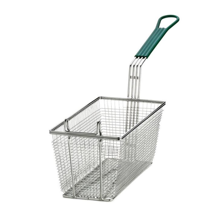 TABLECRAFT - 42 - Cestillo para freír mango verde - 34 x 16,5 x 15 cm