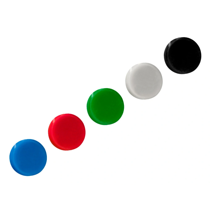 Liderpapel Imanes Ecouse PP Reciclado para Pizarra Magnética, 35 mm, Caja de 10 Unidades 6