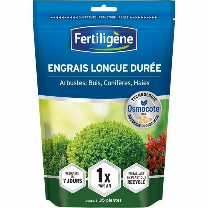 FERTILIGENO - Osmocote max Fertilizante de larga duración Arbustos, Boj, Coníferas, Setos 700g