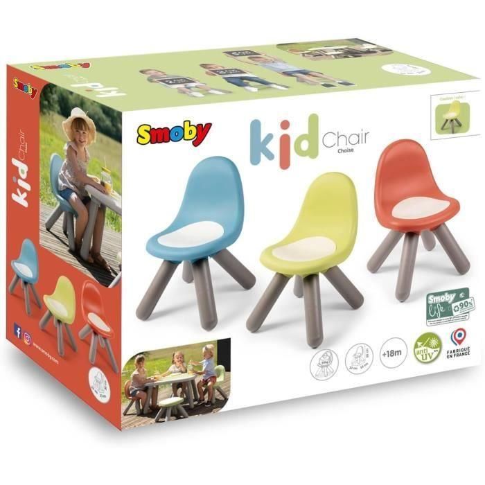 Smoby S.Life Silla Infantil Verde de Plástico, para Niños y Niñas a partir de 3 Años, No Requiere Montaje 5 Smoby S.Life Silla Infantil Verde de Plástico, para Niños y Niñas a partir de 3 Años, No Requiere Montaje 5