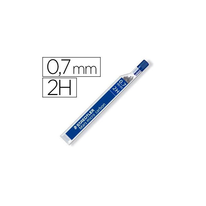 Minas Staedtler Mars Micro Grafito 0,7 mm 2H Tubo Con 12 Unidades 12 unidades