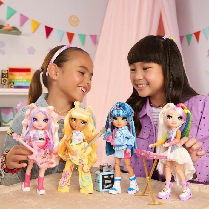 Muñecas de moda Rainbow High Jr. Rockband - Sunny 5 Muñecas de moda Rainbow High Jr. Rockband - Sunny 5