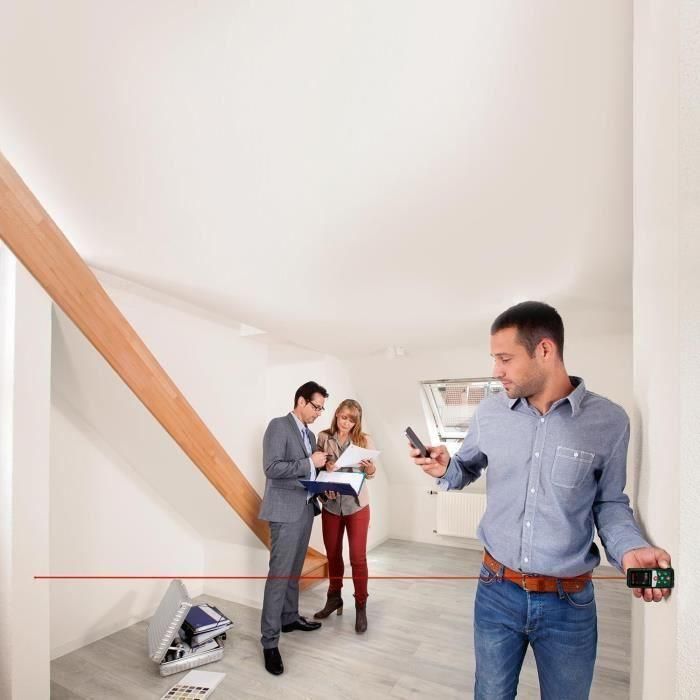 Telémetro láser Bosch AdvancedDistance 50 C (medición precisa de distancias hasta 50 metros, pantalla táctil, funciones de medición 3 Telémetro láser Bosch AdvancedDistance 50 C (medición precisa de distancias hasta 50 metros, pantalla táctil, funciones de medición 3