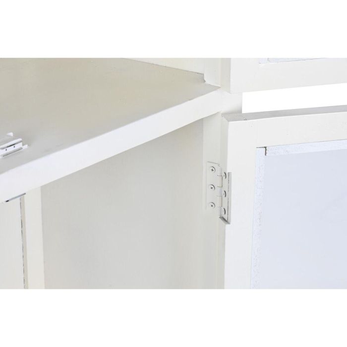 DKD Home Decor Vitrina Tradicional Blanco Gris Madera Mango Cristal 2 Cajones 6 Puertas 40x200x89 cm 3 DKD Home Decor Vitrina Tradicional Blanco Gris Madera Mango Cristal 2 Cajones 6 Puertas 40x200x89 cm 3