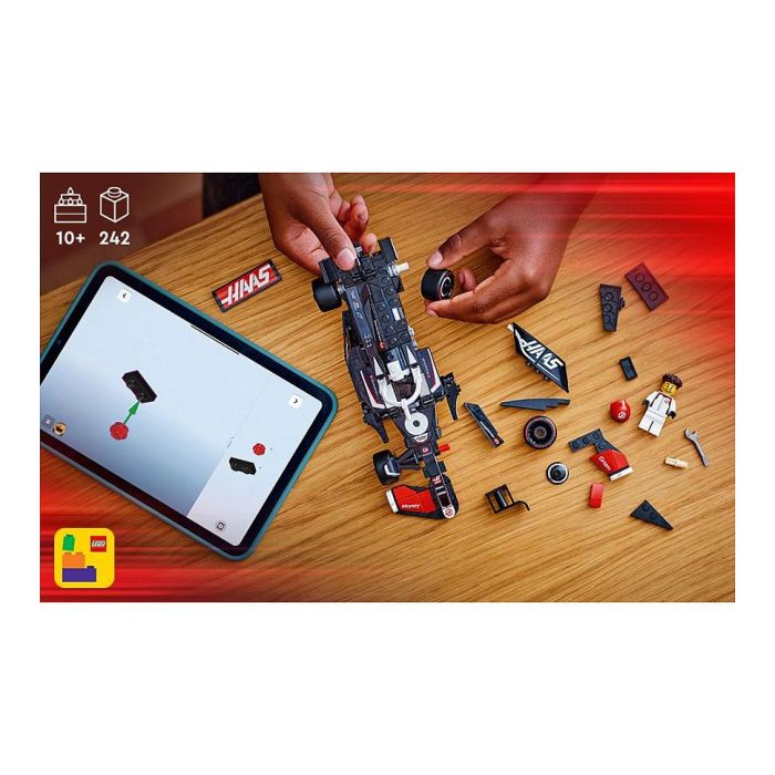 LEGO Speed Champions MoneyGram Haas F1 Team VF-24 Coche de Carreras, Juego de Construcción, 242 Piezas, 10+ Años 13