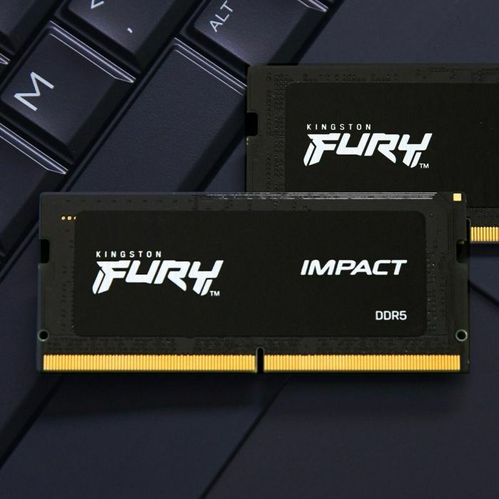 Kingston KIN1686101017997 FURY Impact DDR5 Kit 32 GB (2x16GB) SO-DIMM 262-pin 5600 MHz / PC5-44800 Memoria 26 Kingston KIN1686101017997 FURY Impact DDR5 Kit 32 GB (2x16GB) SO-DIMM 262-pin 5600 MHz / PC5-44800 Memoria 26