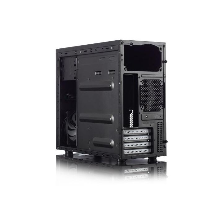 Fractal Design CORE 1100 Mini Tower PC Negro - FD-CA-CORE-1100-BL - Compatible con micro ATX/Mini-ITX, Ventilador 120mm 16