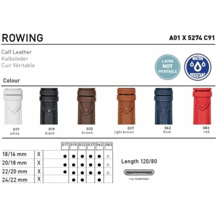 Correa para Reloj Morellato A01X5274C91037CR18 18 mm Marrón 1 Correa para Reloj Morellato A01X5274C91037CR18 18 mm Marrón 1