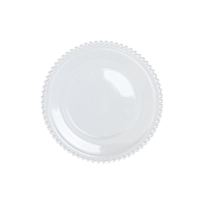 DKD Home Decor Plato Básico de Cristal Transparente 27x27x2.6 cm Apto para Microondas y Lavavajillas 1 DKD Home Decor Plato Básico de Cristal Transparente 27x27x2.6 cm Apto para Microondas y Lavavajillas 1