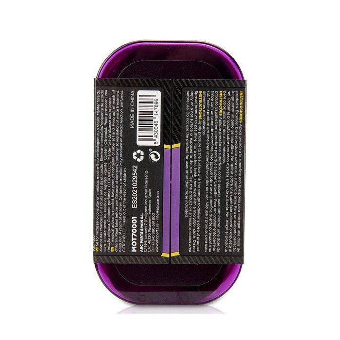 ABC CAR CLEANERS MOT70001 Esponja limpia salpicaderos con silicona protectora. Aroma New Car para coche, moto y hogar. 2