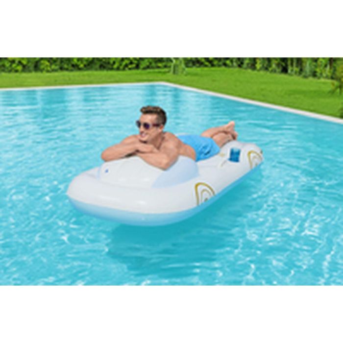 Bestway Colchoneta Hinchable Curcero con Respaldo y Asas 228x108 cm Playa y Piscina 43651 14