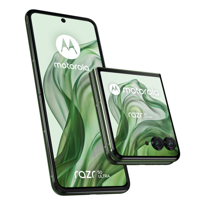 Motorola razr 50 Ultra Smartphone Plegable 6.9" pOLED 5G 512GB 12GB RAM 50MP Dual Cam Snapdragon 8s Gen 3 IPX8 Verde