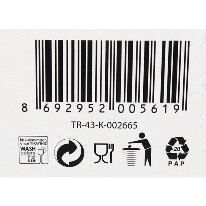 Lav Set 6 Copas Agua 260 cc Misket (4 Cajas)