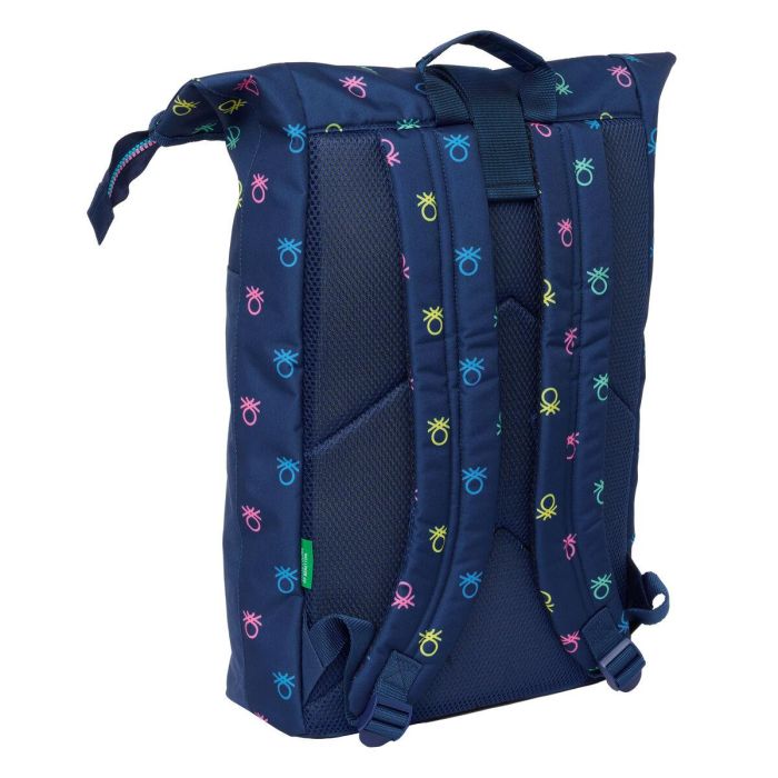 Mochila para Portátil Benetton Cool Azul marino 28 x 42 x 13 cm 3