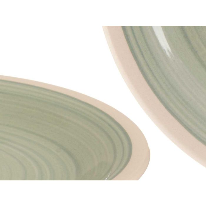 Plato Postre Gres Verde Borde 19Cm Vessia (36 Unidades) 3 Plato Postre Gres Verde Borde 19Cm Vessia (36 Unidades) 3