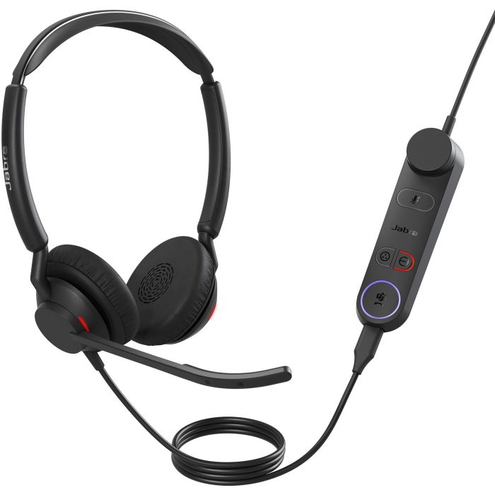 Jabra Engage 50 II Link Auriculares Estéreo con Cable USB-C Optimizados para MS con Cancelación de Ruido y Micrófono Boom