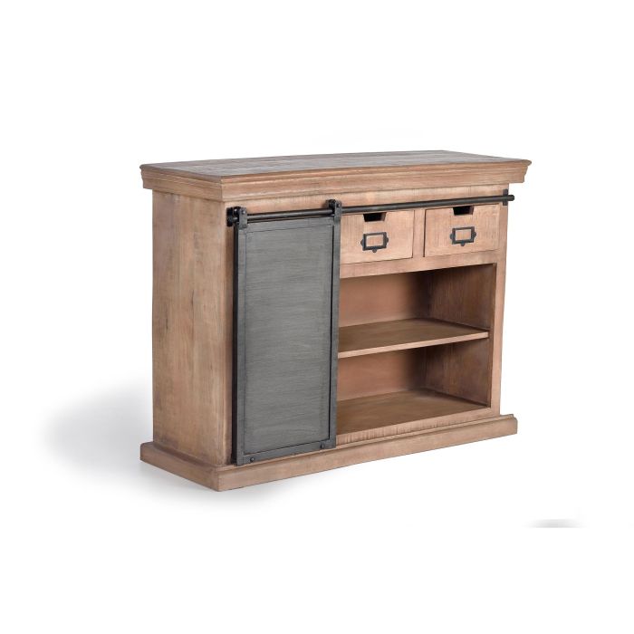 Giner y Colomer Aparador Madera de Mango y Metal Natural 3 Cajones 1 Puerta Corredera 0 Giner y Colomer Aparador Madera de Mango y Metal Natural 3 Cajones 1 Puerta Corredera 0