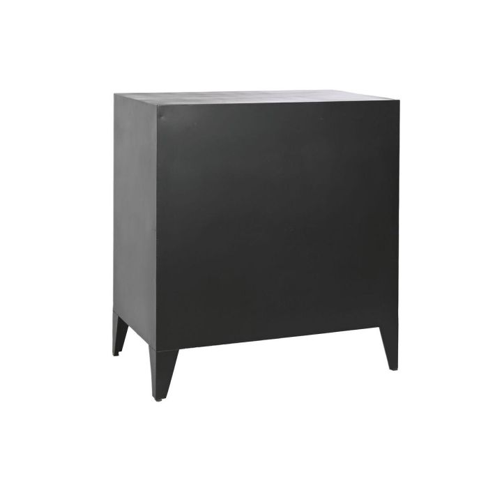 Cajonera Home ESPRIT Negro Metal Loft 75 x 45 x 80 cm 1