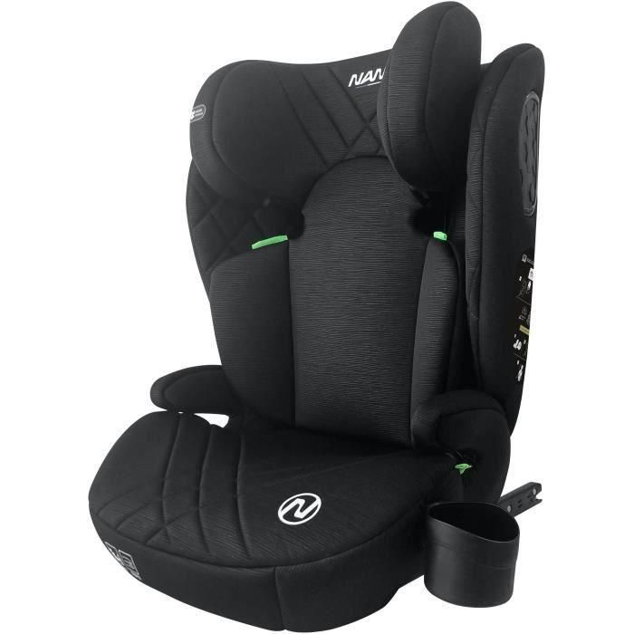 Nania NAN3760425910021 Silla de Coche Isofix BARI Grupo 2/3 Talla I Negra