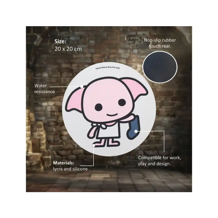 Wondee Alfombrilla Ratón Redonda Dobby Antideslizante Control Preciso 200 mm 2