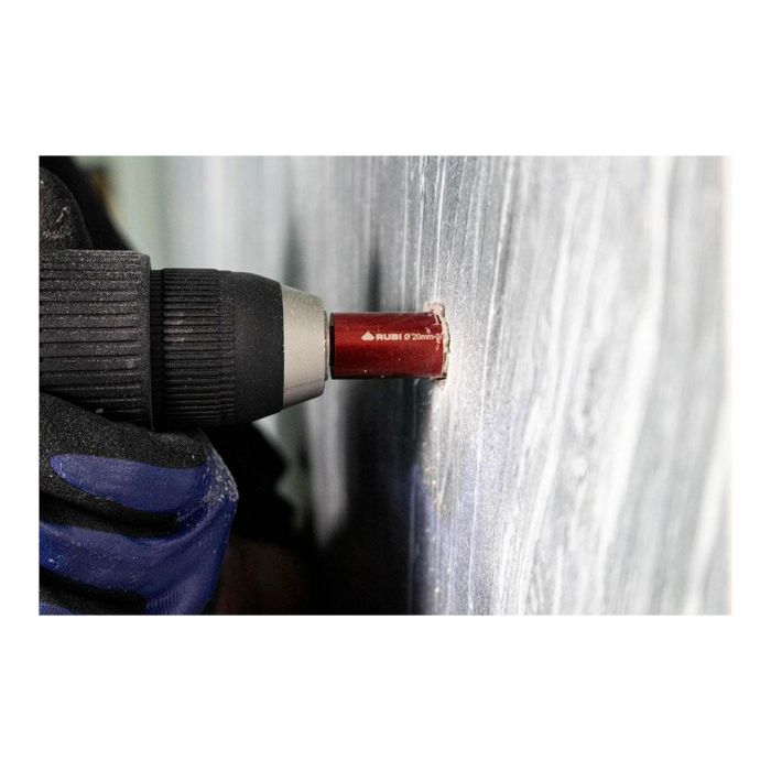 Rubi R5924 Broca Drygres 4drill Ø8mm para Gres Porcelánico, Mármol y Granito con Tecnología Vacuum Brazed para Taladro sin Percutor 1