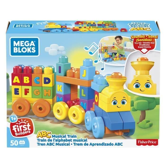 Bloques Tren Musical Abc Fisher Price Fwk22 Mega Blocks 4