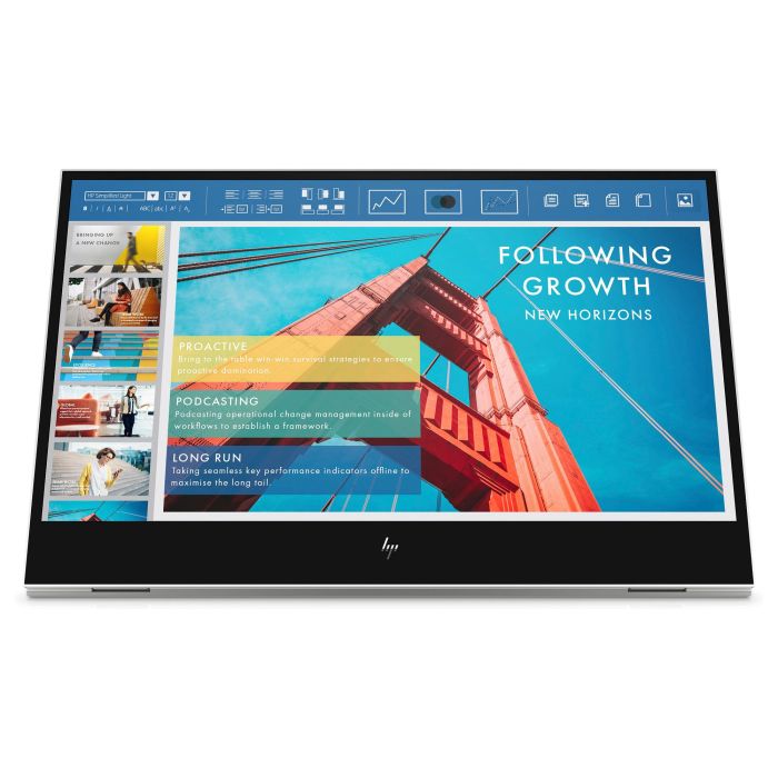 HP Monitor Portátil E14 G4 IPS USB-C 14" Full HD 1920x1080 5ms 0 HP Monitor Portátil E14 G4 IPS USB-C 14" Full HD 1920x1080 5ms 0