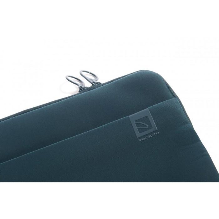 TUCANO Top Second Skin BFTMB16-B Funda de Neopreno para MacBook Pro 16", Azul, Resistente a Golpes y Rayones con Bolsillo Frontal