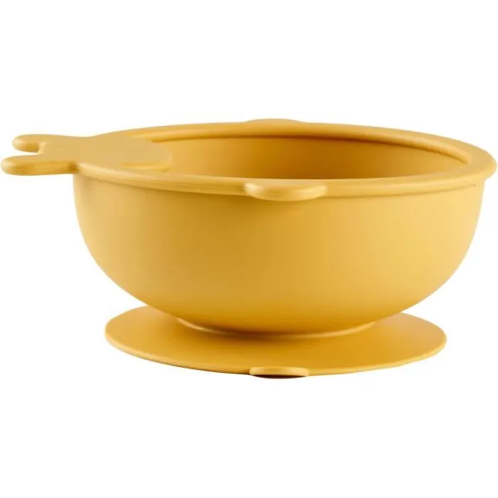 Thermobaby THE3023191605493 Ventosa de Silicona Amarillo Miel, Antideslizante e Irrompible 2