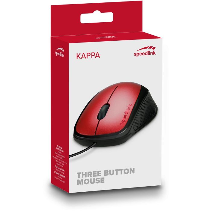 Speedlink Maus KAPPA. USB. rot retail 1 Speedlink Maus KAPPA. USB. rot retail 1