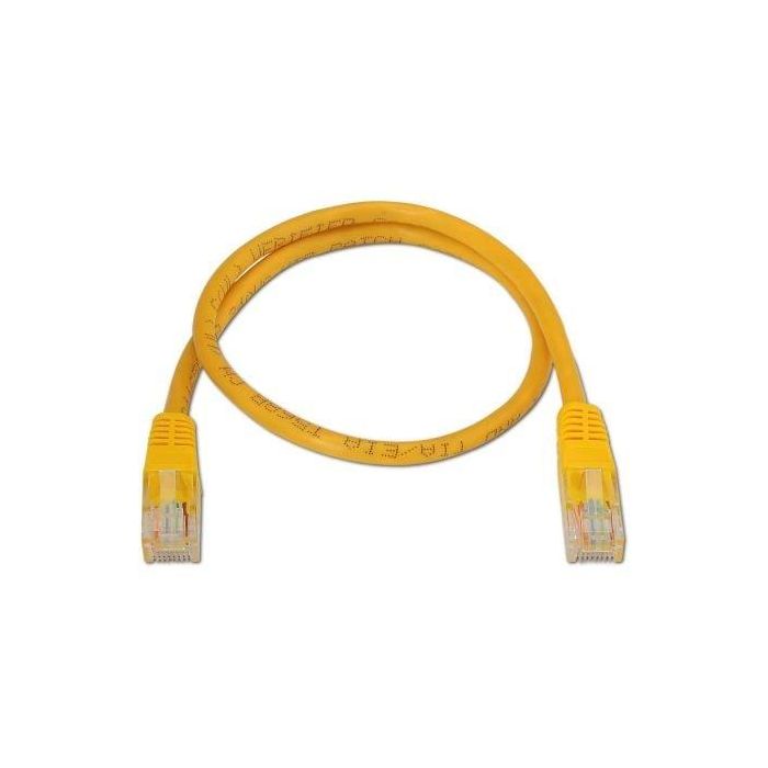 Aisens Cable de Red Latiguillo RJ45 Cat.6 UTP AWG24 Amarillo 0.5 M 1