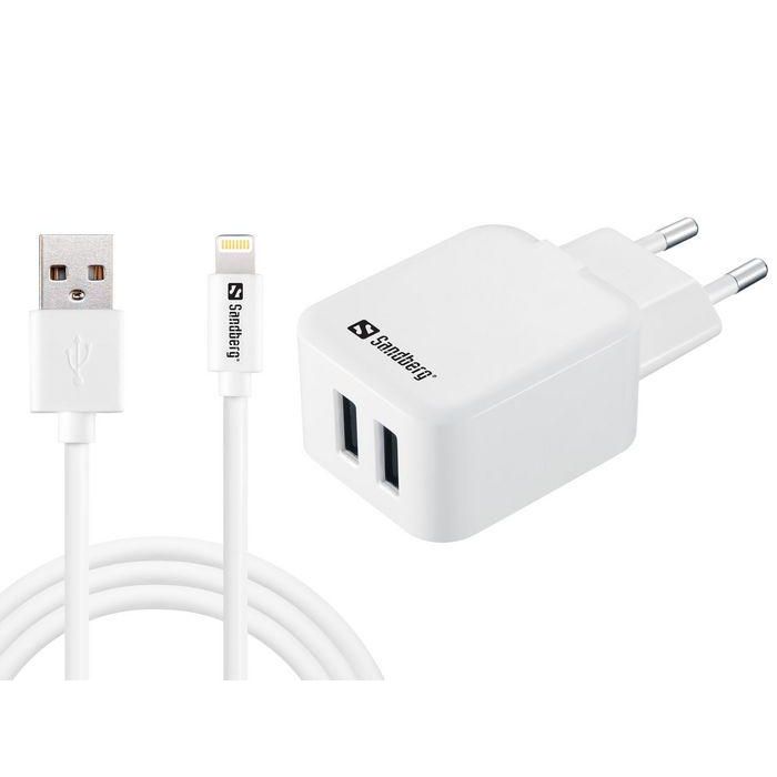 Sandberg AC Charger EU Lightning 2.4A Sandberg AC Charger EU Lightning 2.4A