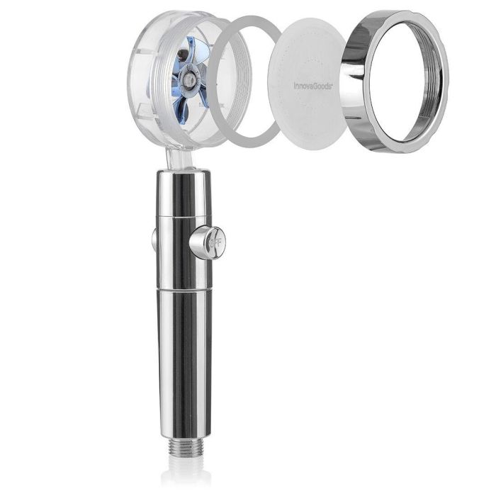 Ecoducha con Hélice de Presión y Filtro Purificador Heliwer InnovaGoods 2