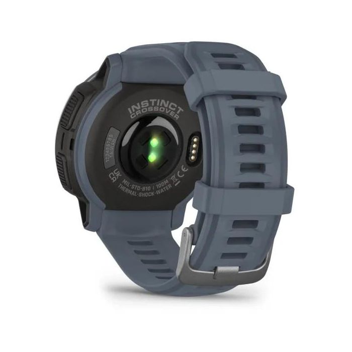 Garmin Instinct Crossover Reloj Inteligente GPS Monitor Frecuencia Cardíaca Granite Blue/Silver Resistente al Agua 10 ATM 5