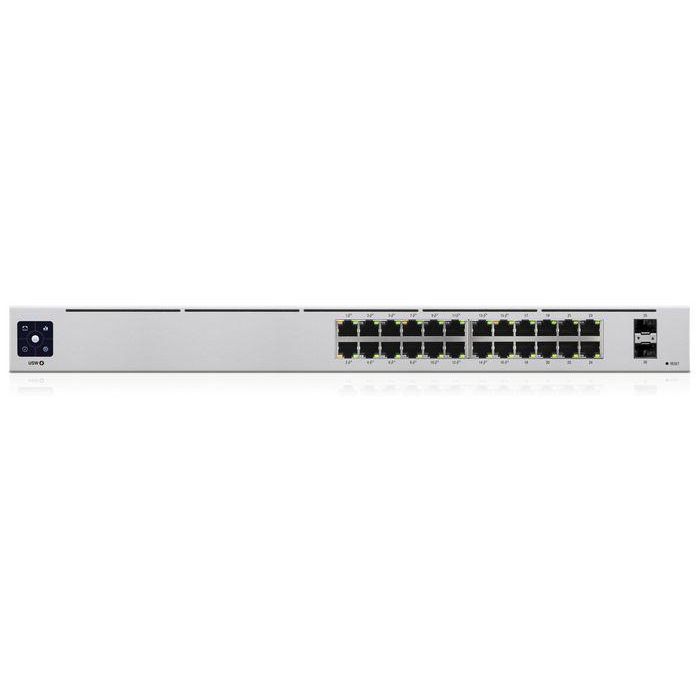 Ubiquiti USW-24-POE Gen 2, AC/DC, Internal, 120W, (24) 10/100/1000 RJ45 Ports, (2) 1G SFP, 442.4 x 200 x 43.7 mm Ubiquiti USW-24-POE Gen 2, AC/DC, Internal, 120W, (24) 10/100/1000 RJ45 Ports, (2) 1G SFP, 442.4 x 200 x 43.7 mm