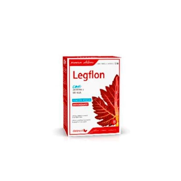 DIETMED Legflon 60 Comp. para Piernas Cansadas, Circulación Sanguínea, con Vitamina C y Vid Roja
