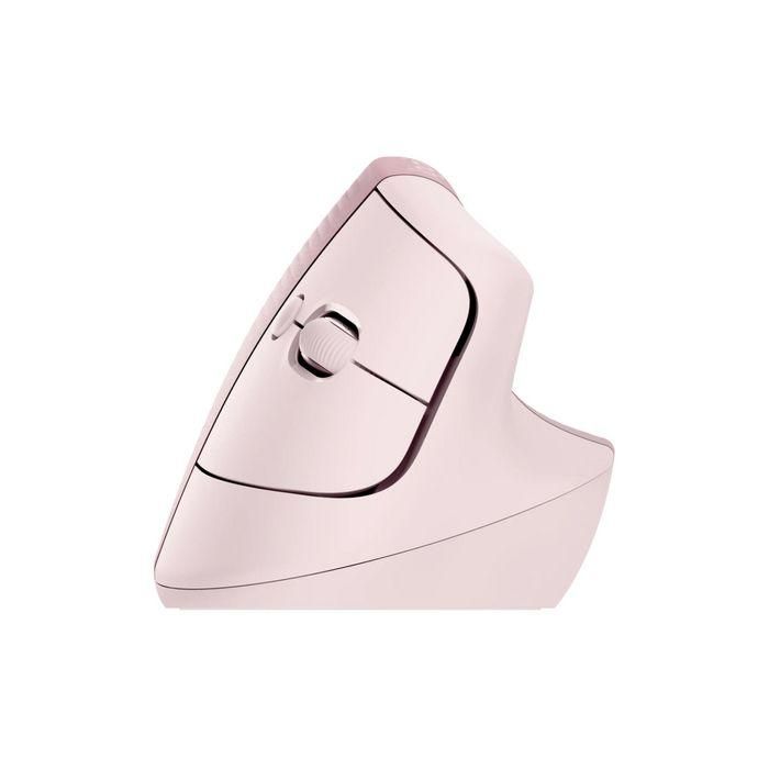 LOGITECH Raton Inalambrico 6 botones Ergonomico, Vertical, Videojuegos color Rosa 5 LOGITECH Raton Inalambrico 6 botones Ergonomico, Vertical, Videojuegos color Rosa 5