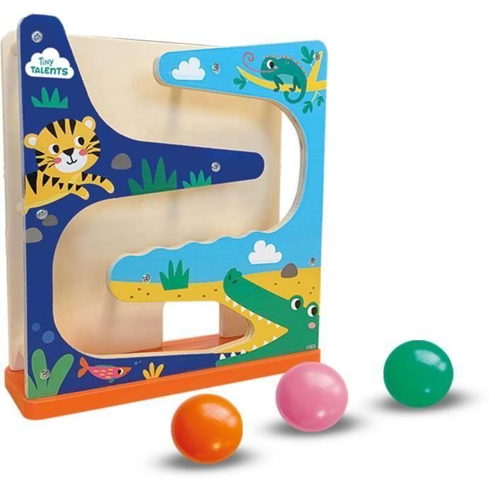 Ses Creative SES8710341131449 Circuito de bolas de madera Cocodrilo 3