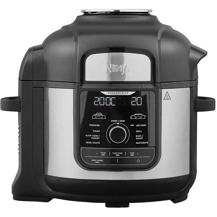 Ninja OP500EU Olla a Presión Multicocina Foodi MAX con Tecnología TenderCrisp, Air Crisp, Cocción Lenta y Vapor 7.5L Ninja OP500EU Olla a Presión Multicocina Foodi MAX con Tecnología TenderCrisp, Air Crisp, Cocción Lenta y Vapor 7.5L