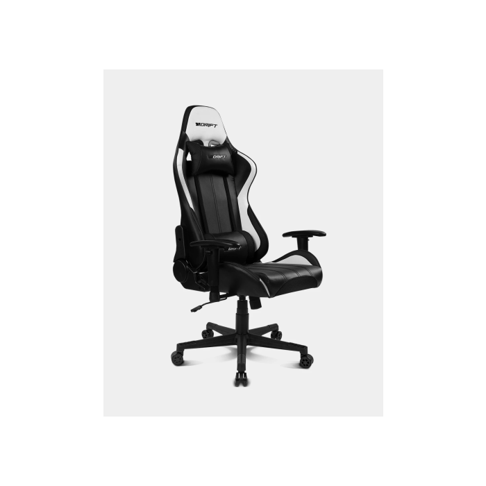 DRIFT DR175 Silla para videojuegos universal Asiento acolchado Negro, Blanco 1