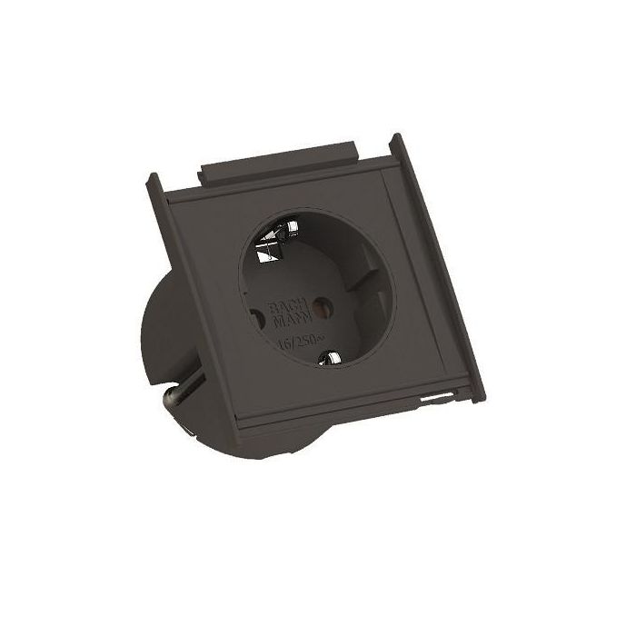 Bachmann Kapsa Módulo de Aluminio con 1 Toma Schuko 0 Bachmann Kapsa Módulo de Aluminio con 1 Toma Schuko 0