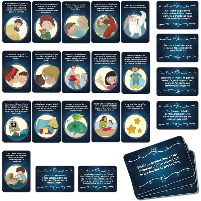 Lisciani Giochi Juego de cartas de buenas noches LIS8008324110056 - Juego educativo de habilidades para la vida con tarjetas ilustradas