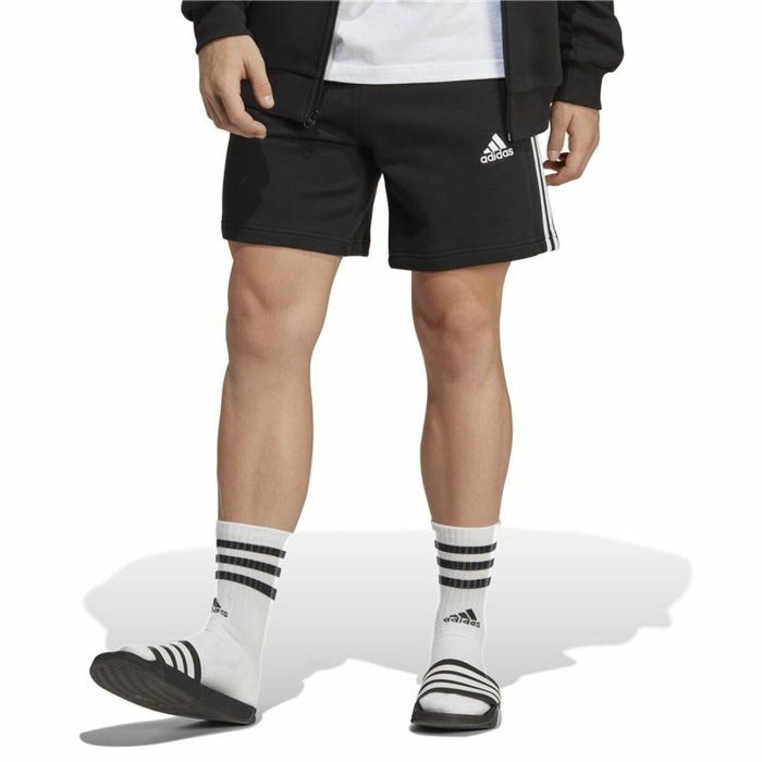 Pantalones Cortos de Hombre Adidas 3S Ft Sho Negro (XS) 5 Pantalones Cortos de Hombre Adidas 3S Ft Sho Negro (XS) 5