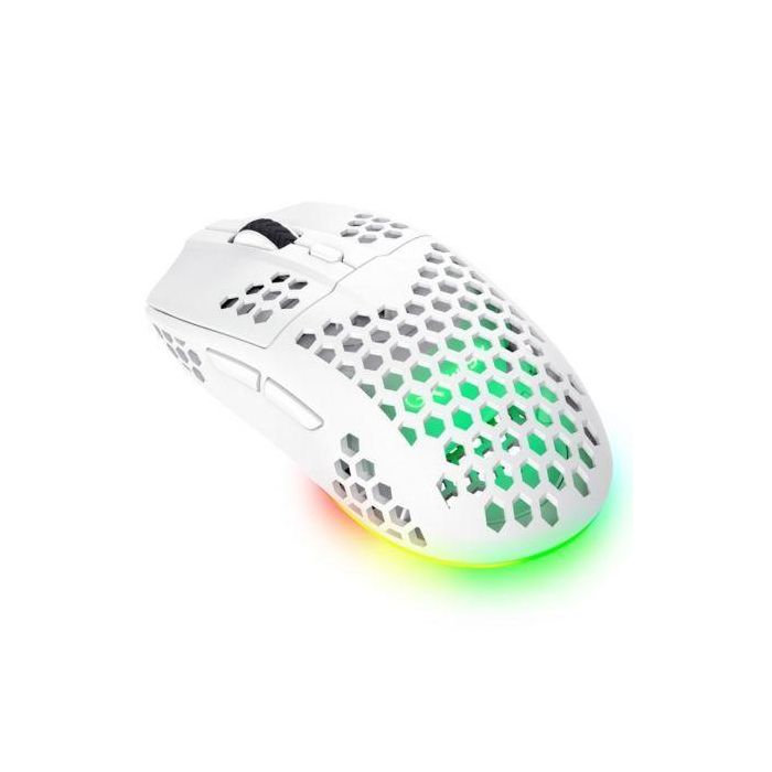 Trust Gaming GXT 929 Helox Ratón Gaming Inalámbrico, 4800 DPI, ultraligero 75g, batería recargable, LED, blanco 1 Trust Gaming GXT 929 Helox Ratón Gaming Inalámbrico, 4800 DPI, ultraligero 75g, batería recargable, LED, blanco 1