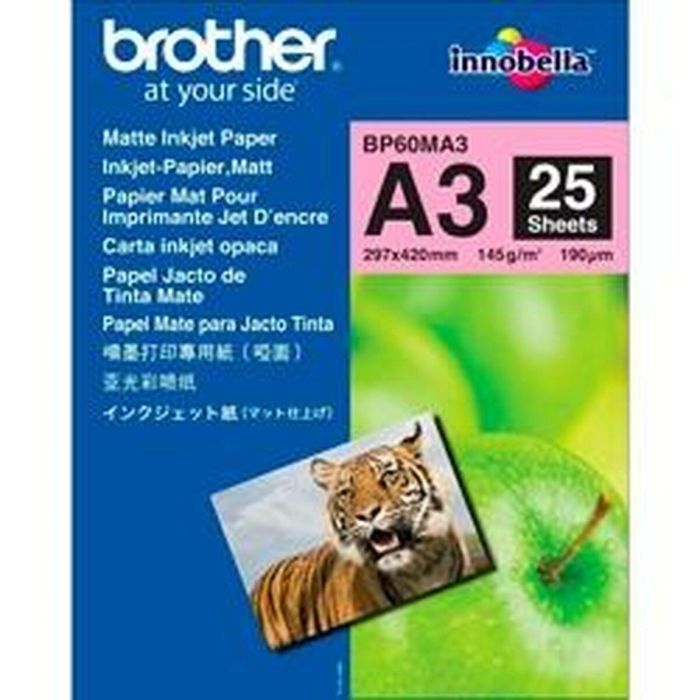 Impresora Brother BP60MA3 Inkjet Paper A3 25 Hojas (25 Unidades)